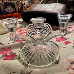 Glass Candle Stick holders